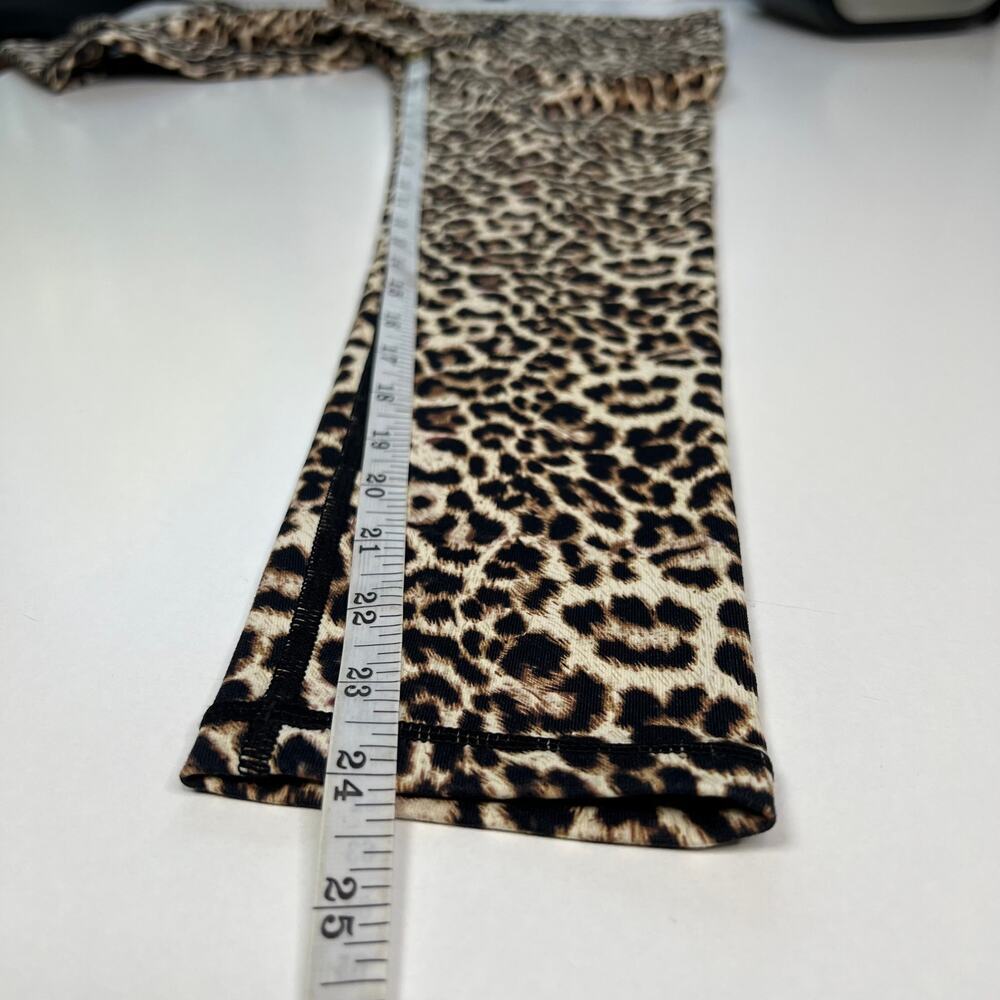 ZYIA Active Brilliant Leopard Animal Print Scrunch Booty Shaping Leggings Sz 6-8 - Picture 8 of 11